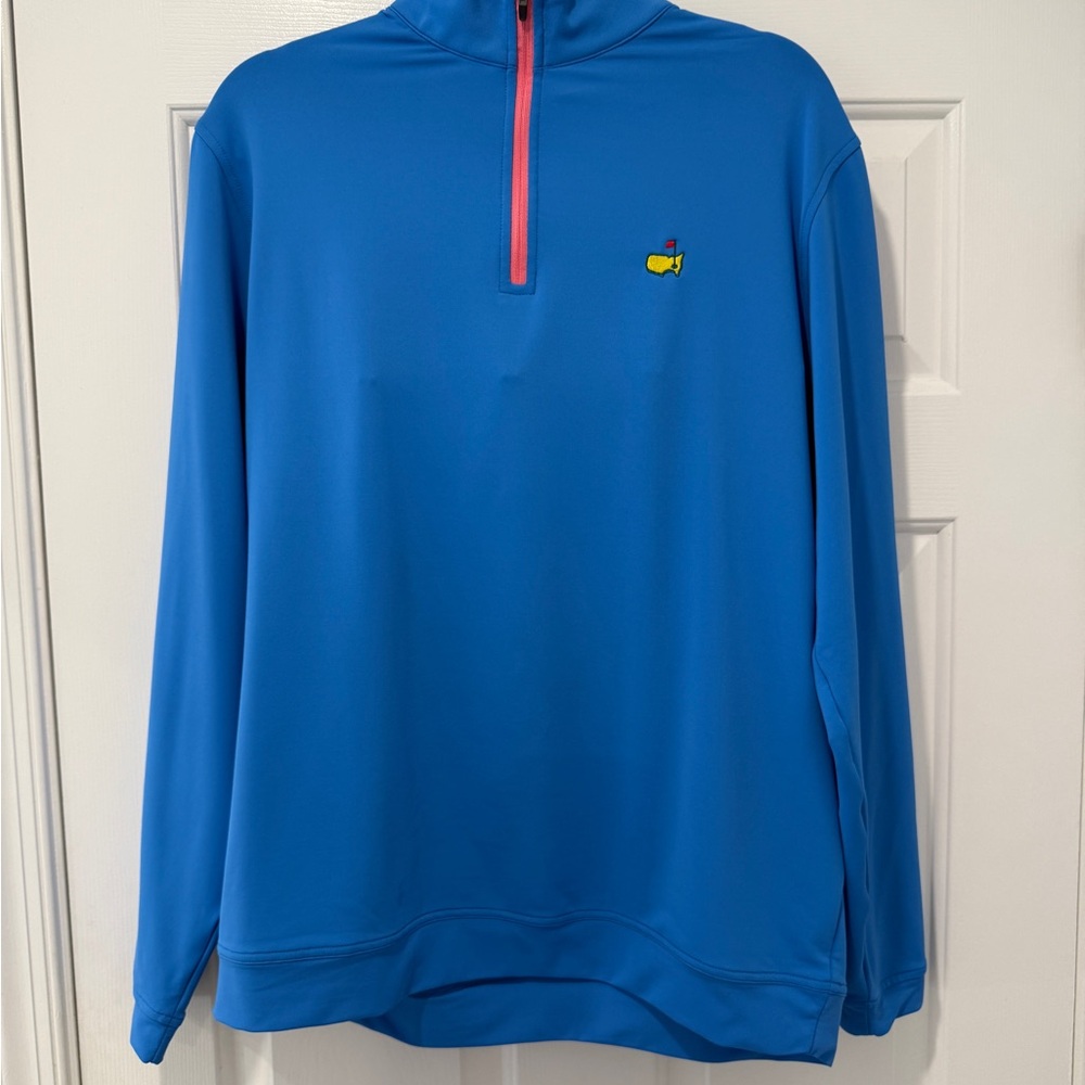 Peter Millar Masters 1/4 Zip Blue Large